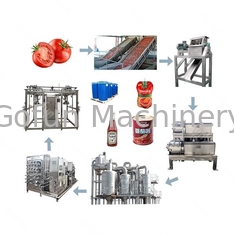 물 재활용 시스템과 산업적 자동 토마토 케찹 성형기 500T/D