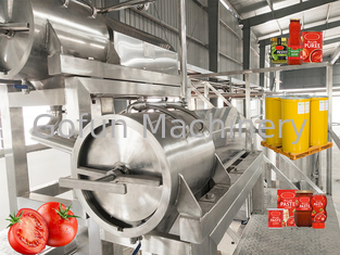 10T/H SU 304 토마토 페이스트 공정 라인 에너지 절약