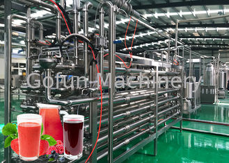 높게 자동화 과일 공정 라인 음료 생산 라인 20T/일 수용량